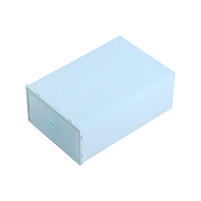 

Toponeto Foldable Shoe Box Storage Plastic Transparent Case Stackable Organizer 3Pcs