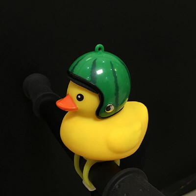 

Cute Little Yellow Duck with Helmet LED Light for Bike Motorcycle