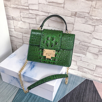 

Tailored Fashion Women Vintage Alligator Leather Crossbody Bags Messenger Bags Handle bag