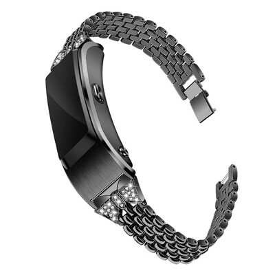 

ECSEM Bling Bracelet for Fitbit Charge 2 Bands Stainless Steel Wristbands Accessories for Fitbit Charge 2 Smartwatch