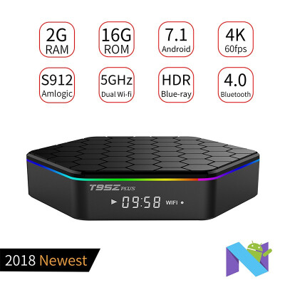 

T95Z plus Android BOX 71 TV Box 2G 16G WIFI -Amlogic S912 4K WITH REMOTE