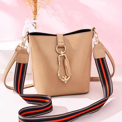 

Shangxin Female Bucket Bag Simple Net Red Baitie Fashion Small Handbag Shoulder Bag Slant Bag Female