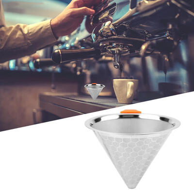 

Greensen American Stainless Steel Coffee Filter Tea Coffee Dripper Coffee Mesh Strainer Funnel
