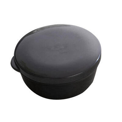 

Round Soap Box Bathroom Kitchen Tools Soap Dish Holder Travel Storage Case