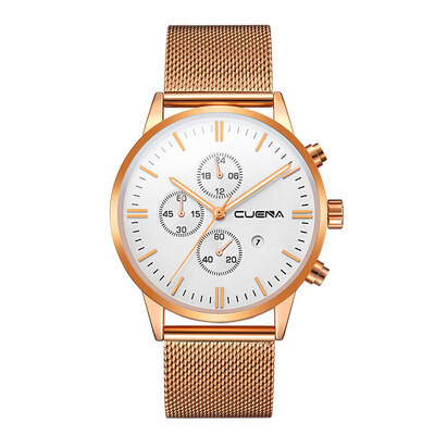 

Gobestart Mens Stainless Steel Quartz Analog Wrist Watch Sport Watches Gifts Luxury