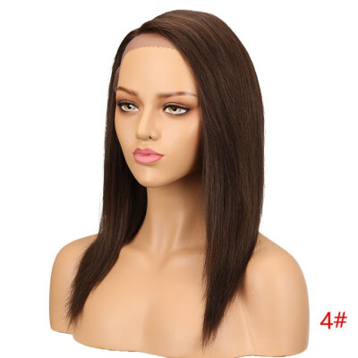 

Noble Straight Lace Front Human Hair Wigs For Women Brazilian Ombre Human Hair Wig Blond Straight Lace Front Wig Free Shipping