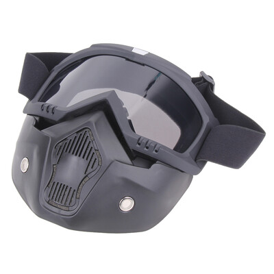 

Motorcycle Goggles Mask Detachable Style Protect Padding Helmet