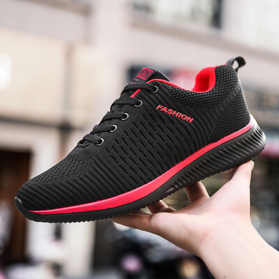 

2019 summer mens shoes net red sports casual mens running tide shoes summer breathable thin section mesh mesh black