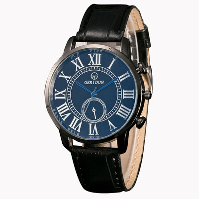 

Hot domestic watches pu men&women business quartz watch Roman watches mens models