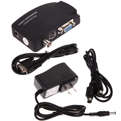 

CCTV DVD DVRCamera TV BNC -Video VGA Input to VGA OutputPCConverterAdapter