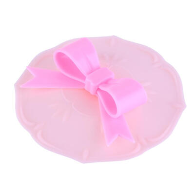 

Anti-dust Leakproof Reusable Bowknot Silicone Tea Coffee Cup Lid Seal Cover