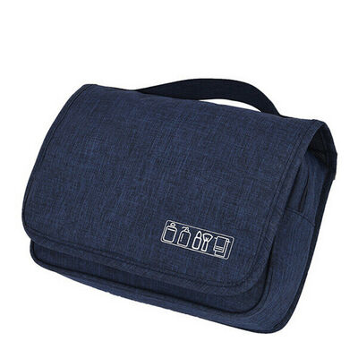 

2019 New Style Zipper Solid Travel Cosmetic Make Up Bag Folding Hanging Organizer Pouch Toiletry Storage