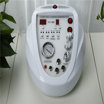 

5IN1 Diamond MICRODERMABRASION Skin Scrubber Dermabrasion Peeling machine Ultrasonic cold hot treatment Photon Ultrasound Skin Car
