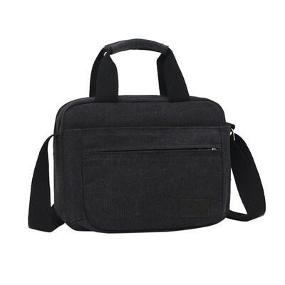 

Tailored Mens Fashion Canvas Solid Color Totes Business Shoulder Bag Messenger Bags