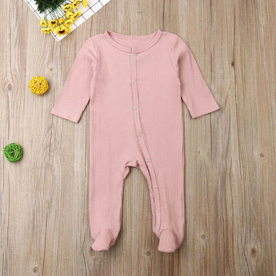 

Newborn Baby Girls Boys Long Sleeve Warm Romper Bodysuit Jumpsuit Clothes Outfit
