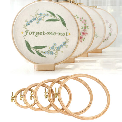 

Embroidery FrameDIY Embroidery ToolHand Embroidery Hoop Wooden Circle Frame for Cross Stitch Embroider Needle Arts DIY Tool