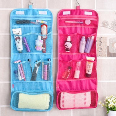 

Travel Cosmetic Makeup Bag Toiletry Case Wash Organizer Storage Hanging Pouch