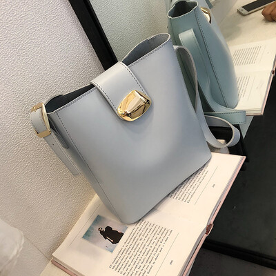 

French small bag of foreign leisure bucket bag handbags new 2019 tide high sense wild ins messenger bag