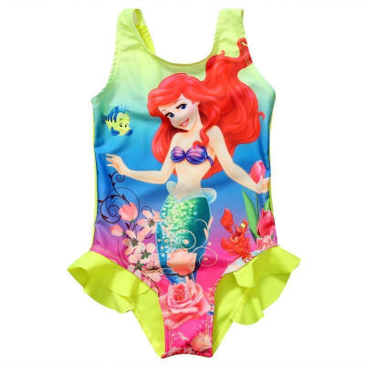 

Kids Baby Girls Toddler Ariel Swimsuit Swimwear Bathing Suit Bikini Tankini Set