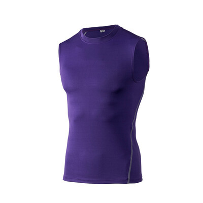 

YUERLIAN Mens training tight vest quick-drying sweat 1002 7027