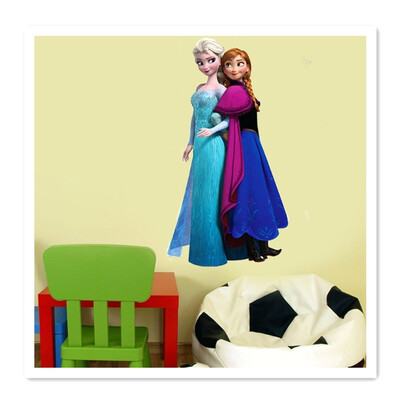 

Winter Romance Love Princess Shaana Can Remove Cartoon Cartoon Wall Sticker Young Child Bedroom Living Room Wall Sticker