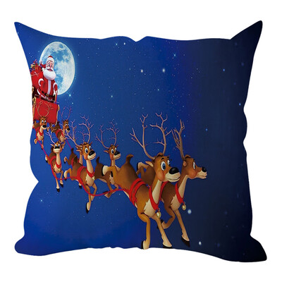 

Siaonvr Christmas Pillow Cover Pillowcases Decorative Sofa Cushion Cover Home Decoration