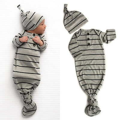 

Newborn Infant Baby Sleeping Bag Blanket Swaddle Wrap Bedding Clothes Hat Outfit