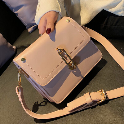 

Small bag women 2019 spring&summer new wave Korean Joker Messenger bag simple fashion shoulder bag small square bag