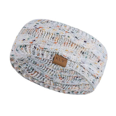 

Winter Women\s Warm Headband Skiing Knitted Ear Warmer Elastic Wide Headwrap