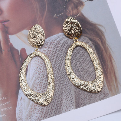 

2019 Hot Sale Women Heart Drop Earrings Girl Gift Flower Leaf Pendant Statement Earring Fashion Party Jewelry bijoux Orecchini