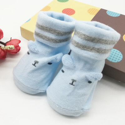 

Baby Boys Girls Socks Non-Slip Cartoon Cotton Socks NewBorn Infant Toddler cute