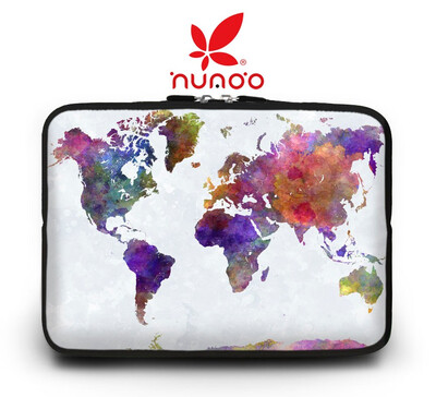 

World map Sleeve laptop bag 116"12"13133" & 14"15156"173 case for macbook air pro Retina for woman&man