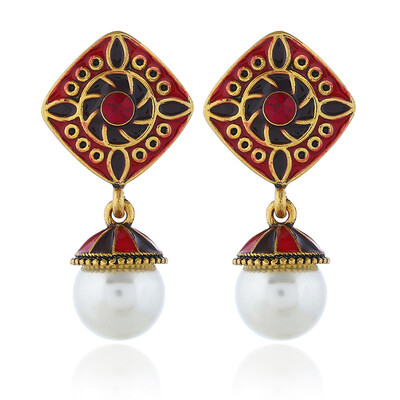 

2019 new summer brand design masterpiece bohemian holiday wind lantern earrings generous minimalist gift earrings for women