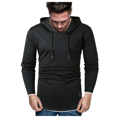 

Toponeto Men Warm Winter Long Sleeve Sweatshirt Hooded Top Tee Outwear Blouse