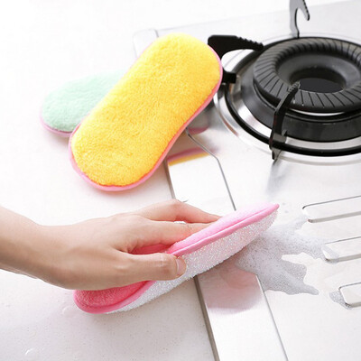 

〖Follure〗6PC Kitchen Strong Non-Stick Oil Fiber Dish Towel Brush Bowl Cloth Rag