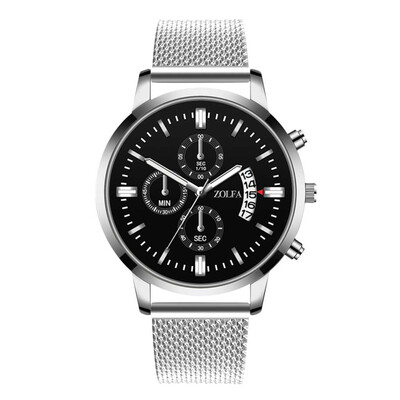 

Gobestart Luxury Watches Quartz Watch Stainless Steel Dial Casual Bracele Watch