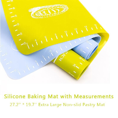 

Silicone Baking Mat with Measurements 272 By 197 Inches Extra Large Non-slid Nonstick Rolling Pastry Mat