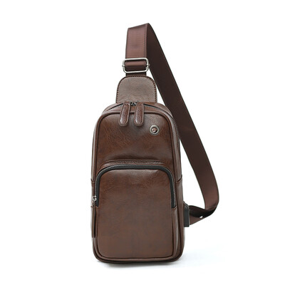 

Korean version of chest bag fashion mens small backpack multifunctional chest bag back trendy mens bag