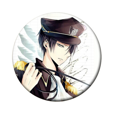 

1pcs Hot Anime Attack on Titan Cosplay Badge Cartoon Brooch Pins Collection bags Badges for Backpacks Button Clothes Decor