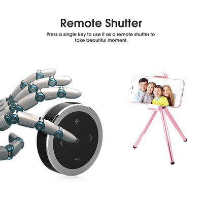 

Wireless Bluetooth 40 Remote Control Media Button Car Motorcycle Steering Wheel Music Play Remote Control for iOS Android