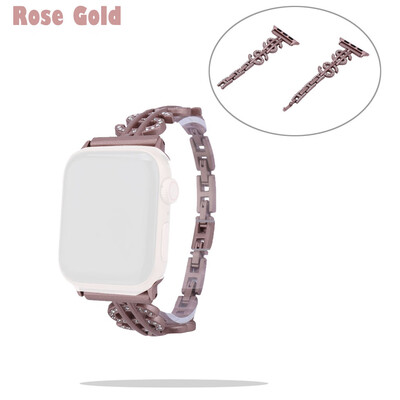

〖Follure〗Diamond Rhinestone Fortune Logo Strap Replacement For Apple Watch 4321 38mm40mm
