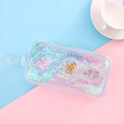 

Large-Capacity Transparent Pencil Case Stationery Pouch Cosmetic Makeup Holder