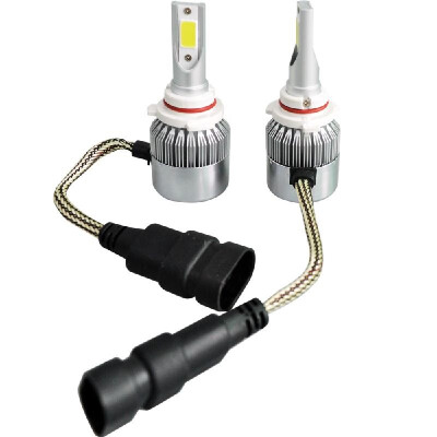 

2Pcs Car LED Headlight Bulbs LED Driving Lamp All-in-one Conversion Kit 9005 36W 6000LM