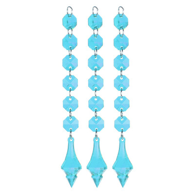 

Gobestart 10 Pcs Wedding Acrylic Beads Drops Chandelier Hanging Curtain Interior Decor