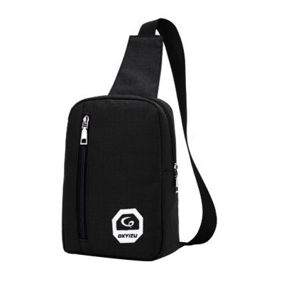 

Tailored Portable Headphone Plug Casual Sports Backpack Crossbody Shoulder Bag Chest Bag