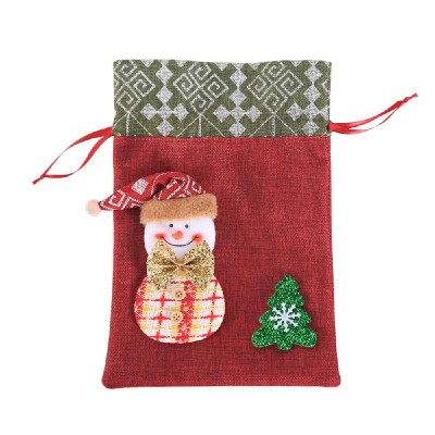 

Christmas Candy Bag Forest Man Handbag Gift Bag Christmas Tree Holiday Party Decoration