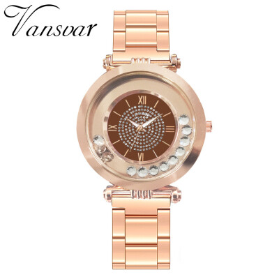 

Top Brand Women Watches Ball Scale Dial Ladies Quartz Wristwatch Rhinestone Rose Alloy Strap Clock Dress Gift Zegarki Damskie