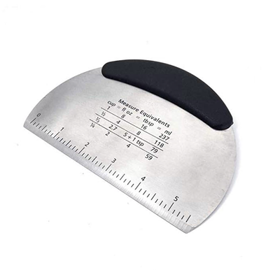 

Stainless Steel Dough Scraping Flour Scraper Baking Tool