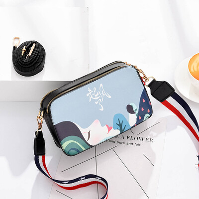 

Large with compartment summer shoulder bag handbags new casual Korean fashion wild Messenger bag
