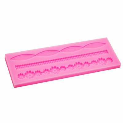 

Lace Silicone Mold Mould Sugar Craft Fondant Mat Decorating Baking Tool